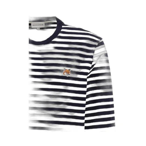Maison Kitsuné Striped Long-Sleeved T-Shirt
