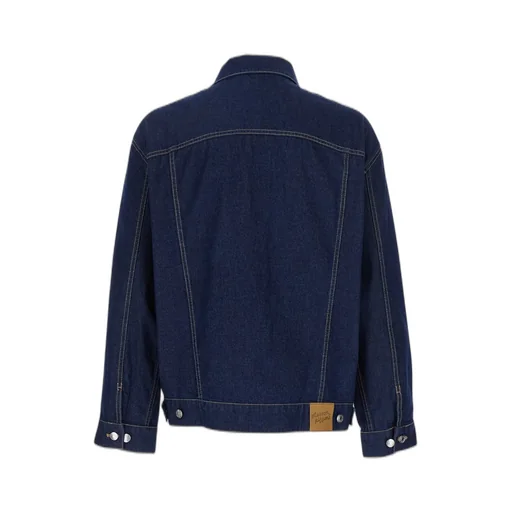 Maison Kitsuné Button-Up Denim Trucker Jacket