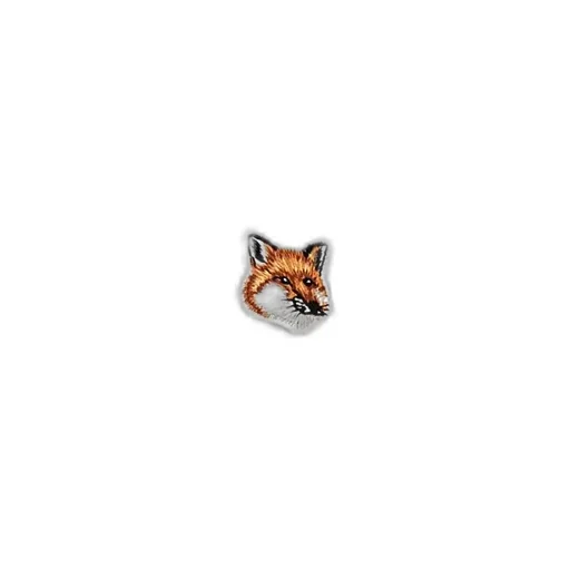 Maison Kitsuné Fox Head Patch Drawstring Hoodie