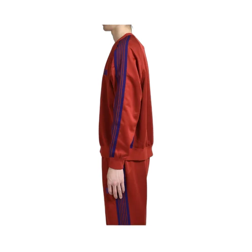 Track Crew Neck Shirt - Poly Smooth / Red