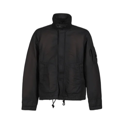 Ow Medium Jkt In Feltro Bi-Film / Blk