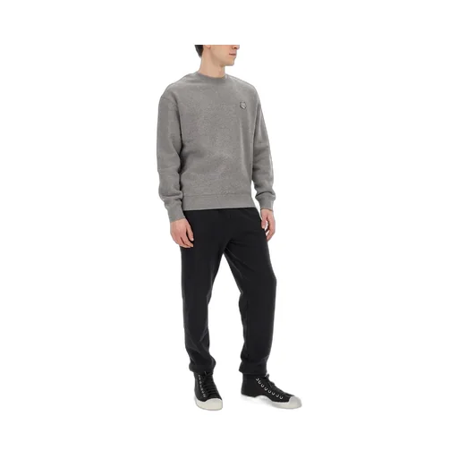 Maison Kitsuné Fox Head Patch Crewneck Sweatshirt