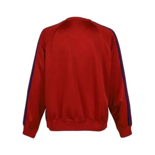 Track Crew Neck Shirt - Poly Smooth / Red