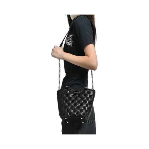 Glam Slam Embroidery Tote Mini / Blk