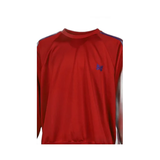 Track Crew Neck Shirt - Poly Smooth / Red