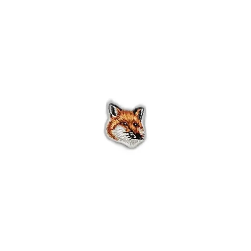 Maison Kitsuné Fox Head Patch Drawstring Hoodie
