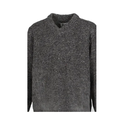 V-Neck Dropped-Shoulder Sweater