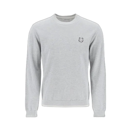 Maison Kitsuné Fox Head Patch Fine-Knit Jumper