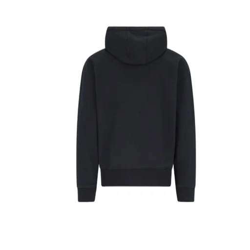 Maison Kitsuné Fox Head Patch Drawstring Hoodie