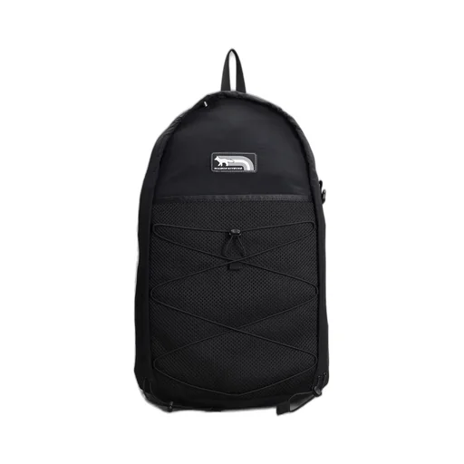 Maison Kitsuné Flash Fox Patch Zipped Backpack