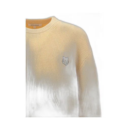 Maison Kitsuné Fox Head Patch Knitted Jumper