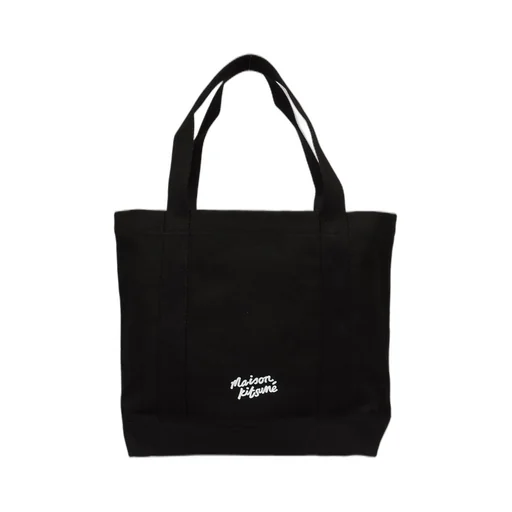 Maison Kitsuné Fox Head Printed Large Tote Bag