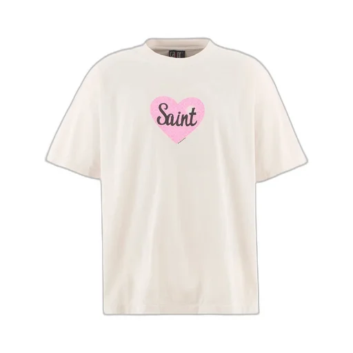 Ss Tee/Heart Saint / Wht