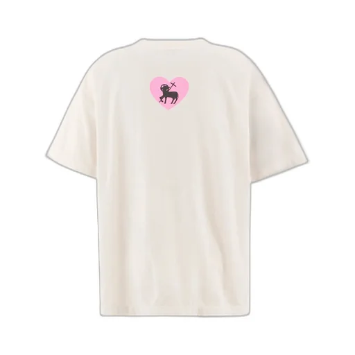 Ss Tee/Heart Saint / Wht