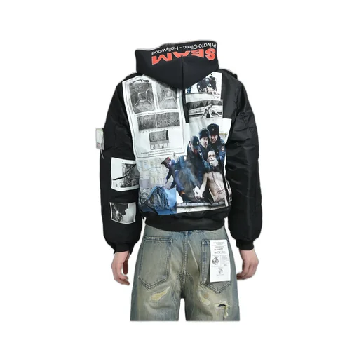 Pavlensky Retrospective - Bomber Jacket / Blk