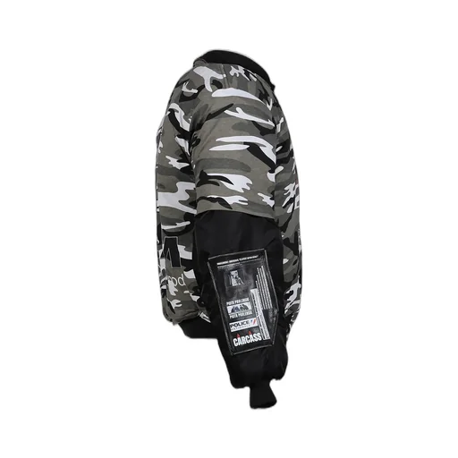 Metallic Testo T-Shirt - Bomber Jacket / Gry Camo