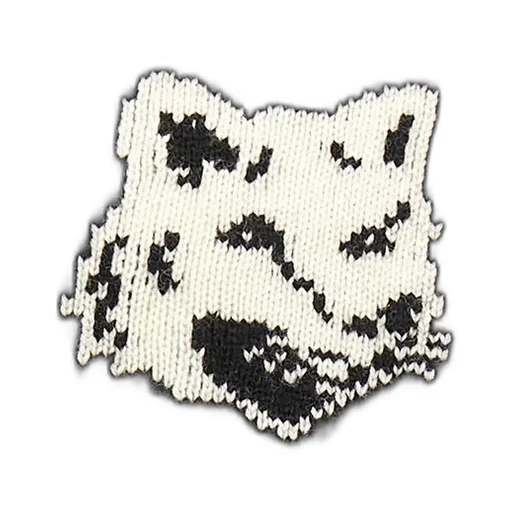Maison Kitsuné Fox Head Intarsia-Knit Cardigan