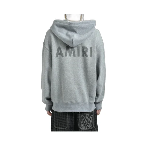 Amiri Stencil Oversized Hoodie / Gry