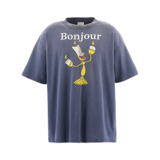 Dsn_Ss Tee/Bonjour / Nvy