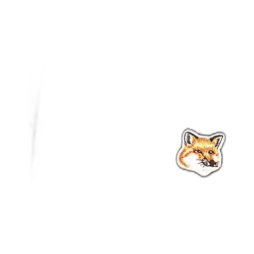 Maison Kitsuné Fox Head Patch Half-Zip Sweatshirt