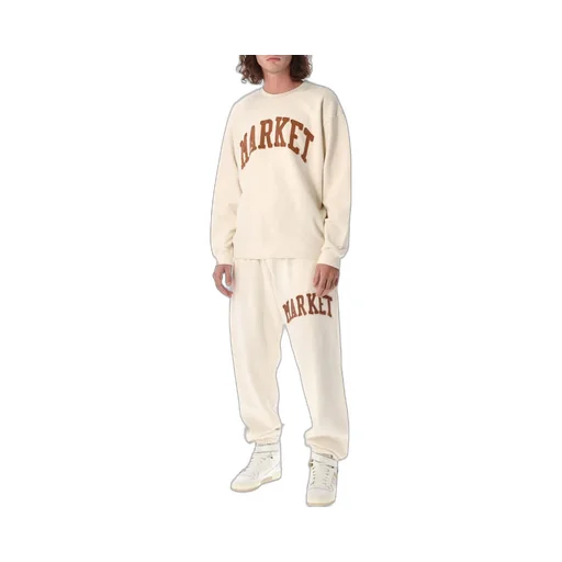 Market Logo Detailed Crewneck Sweatshirt