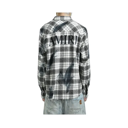 Ma Quad Bleach Flannel / Black