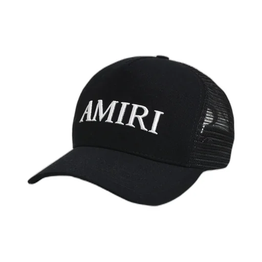Amiri Core Logo Trucker Hat / Blk