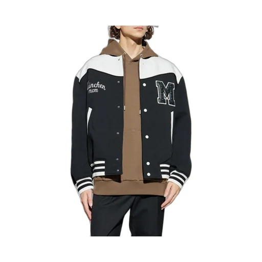 Mcm Logo Detail Buttoned Jacket