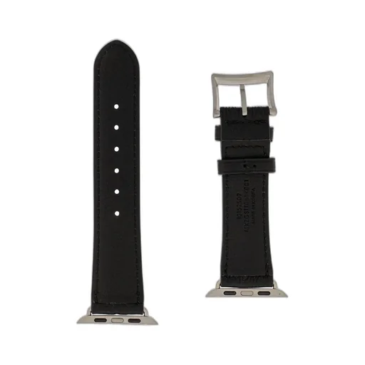 Mcm Logo Engraved Apple Watch Band