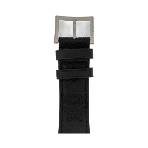 Mcm Logo Engraved Apple Watch Band