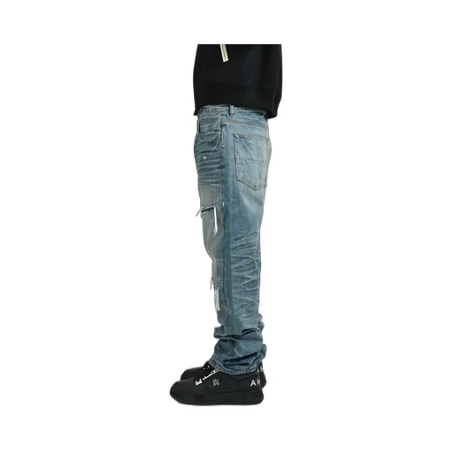 Pleated Denim Straight Mx1 Jean / Ind