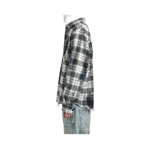 Ma Quad Bleach Flannel / Black
