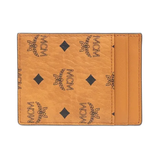Mcm All-Over Logo Printed Cardholder
