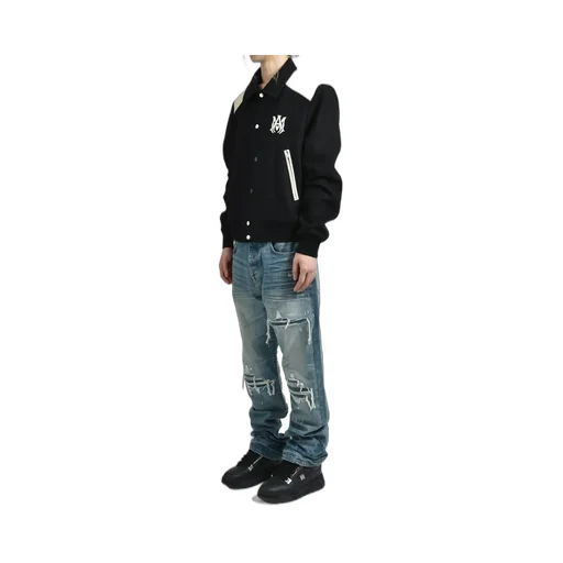 Pleated Denim Straight Mx1 Jean / Ind