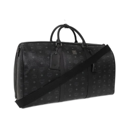 Mcm Ottomar Logo Patterned Weekender Duffel Bag