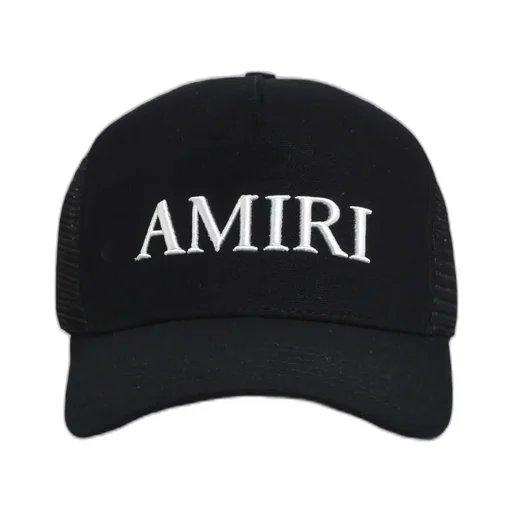 Amiri Core Logo Trucker Hat / Blk