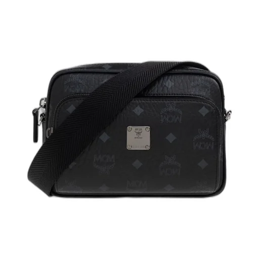 Mcm Logo Printed Shoulder Bag