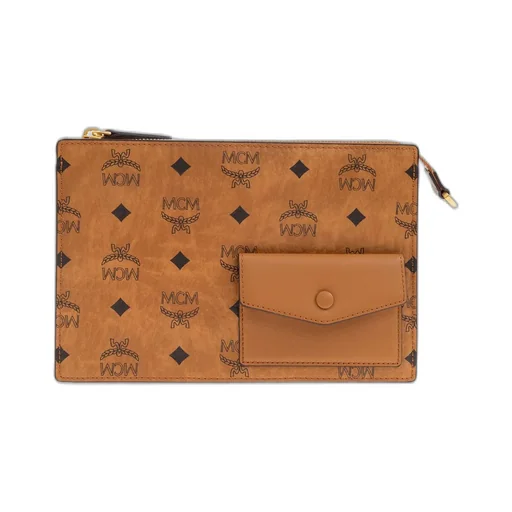 Mcm Aren Standing Small Crossbody Pouch Bag