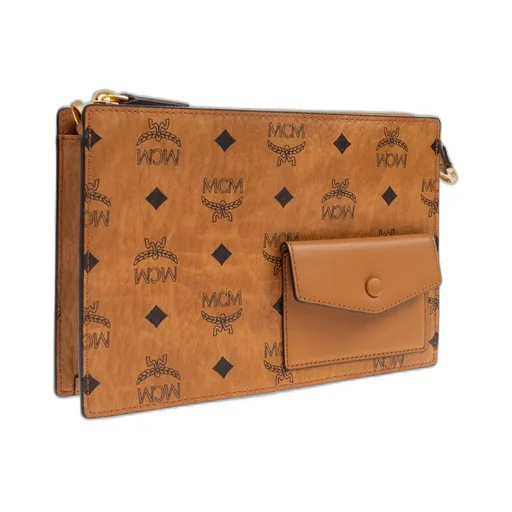 Mcm Aren Standing Small Crossbody Pouch Bag