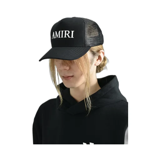 Amiri Core Logo Trucker Hat / Blk