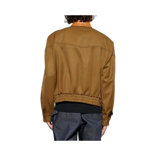Mcm Logo Embroidered Elasticated Waist Jacket