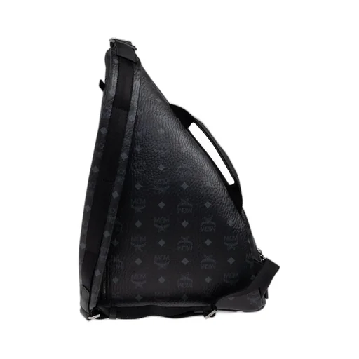 Mcm One Shoulder Zipped Backpack