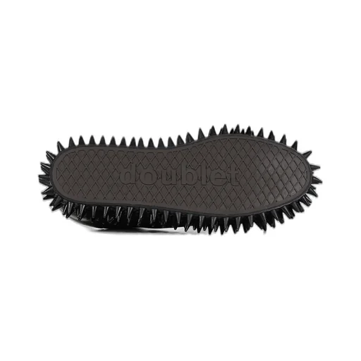Spiky Leather Sneaker / Black