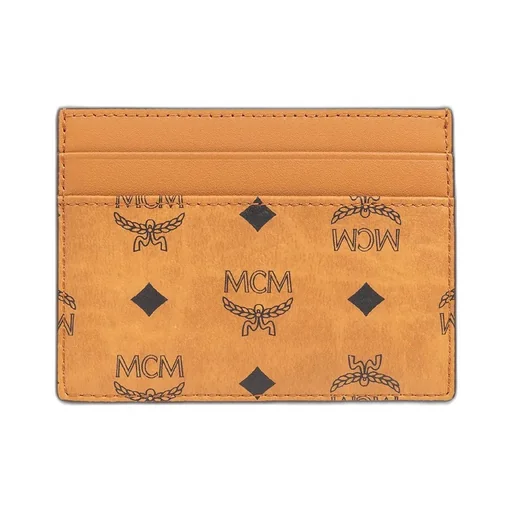 Mcm All-Over Logo Printed Cardholder