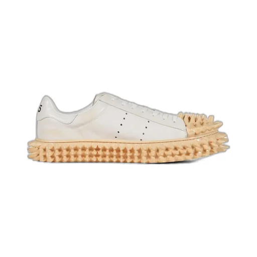 Spiky Leather Sneaker / Wht