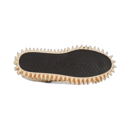 Spiky Leather Sneaker / Wht