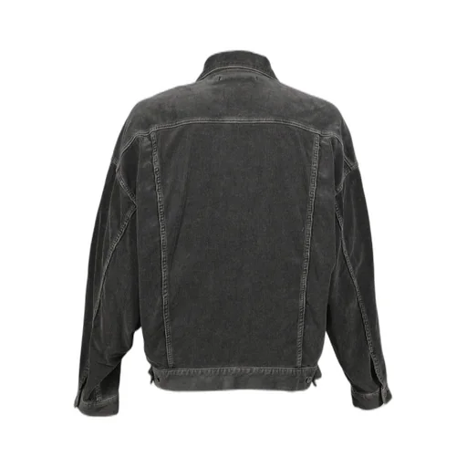 Bone Applique Corduroy Jacket / Gry
