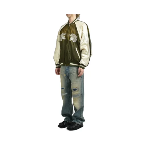 Distorted Cutting Souvenior Jacket / Kha