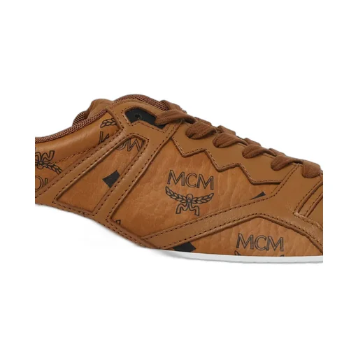 Mcm Neo Derby Visetos Lace-Up Sneakers