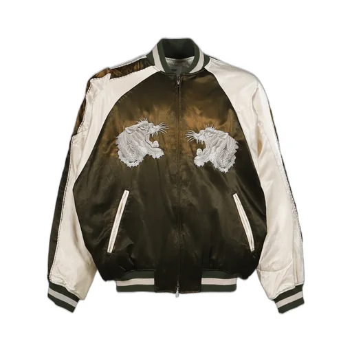 Distorted Cutting Souvenior Jacket / Kha